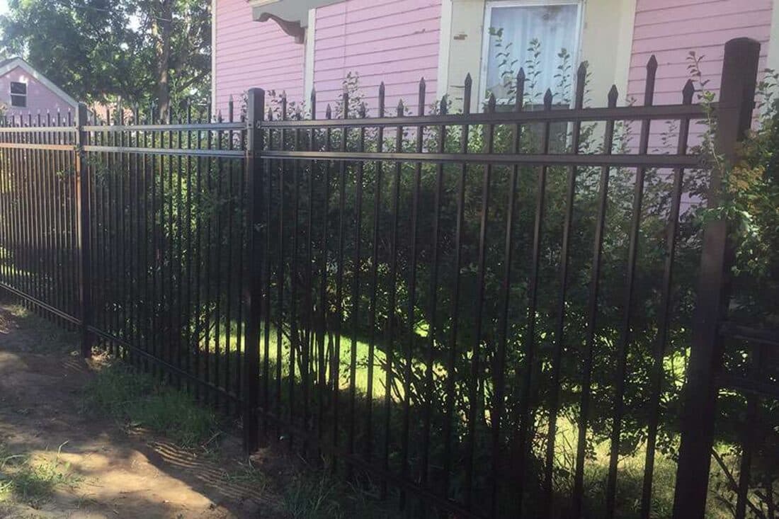 Extraordinaire Fence - Classic Ornamental Iron install in Sioux Falls